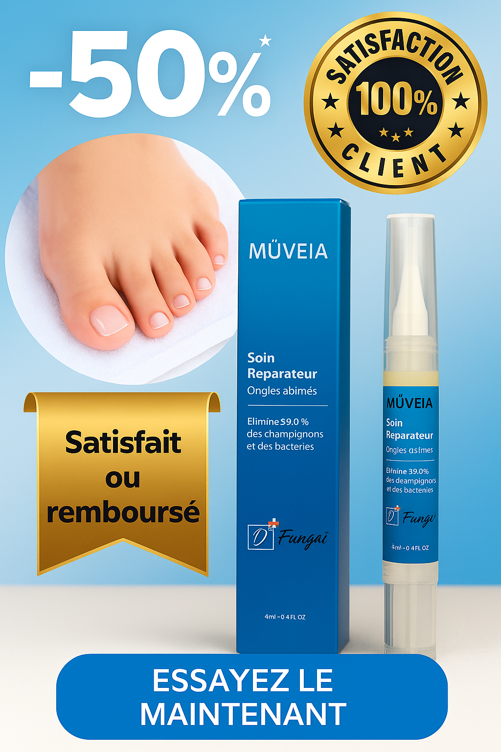 Soin antifongique & éclat des ongles – Mains & Pieds